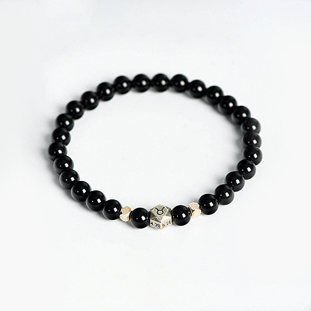 The Obsidian Zodiac Bracelet