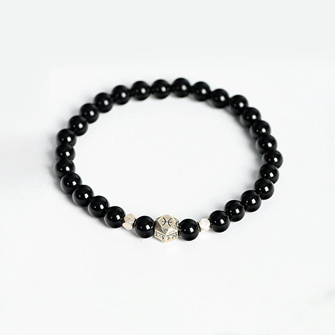 The Obsidian Zodiac Bracelet