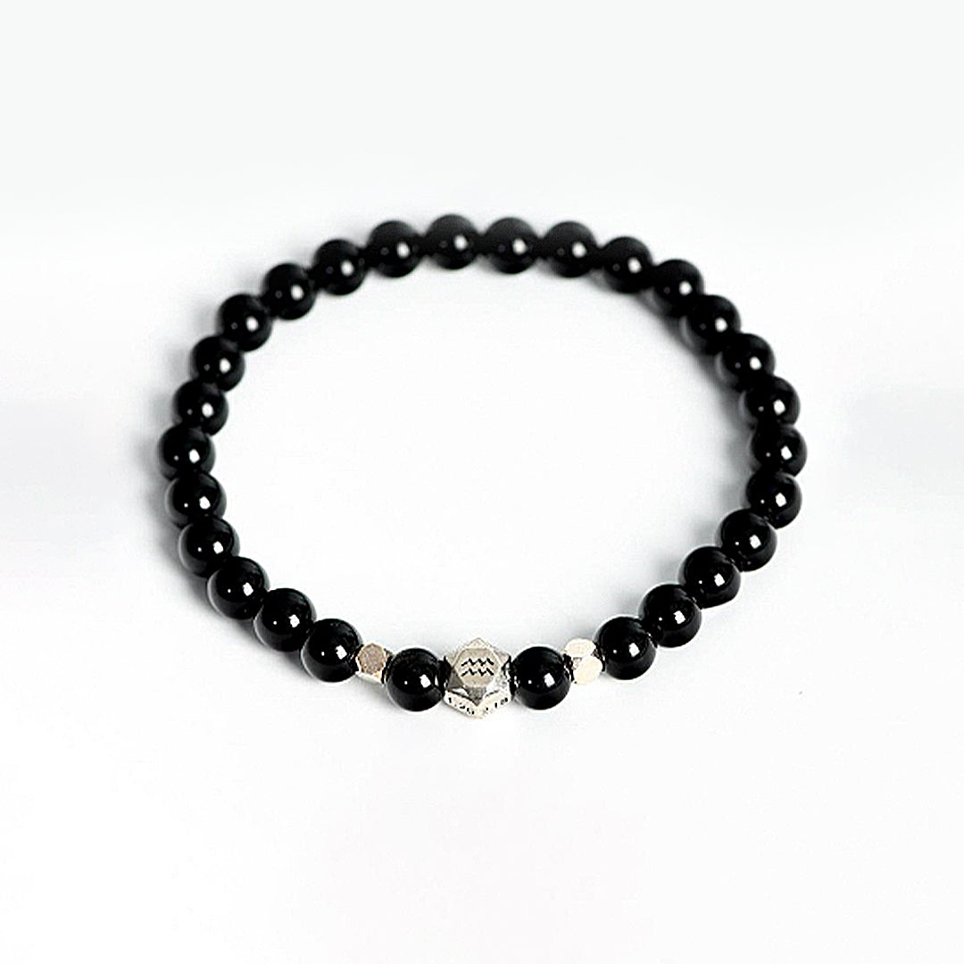 The Obsidian Zodiac Bracelet