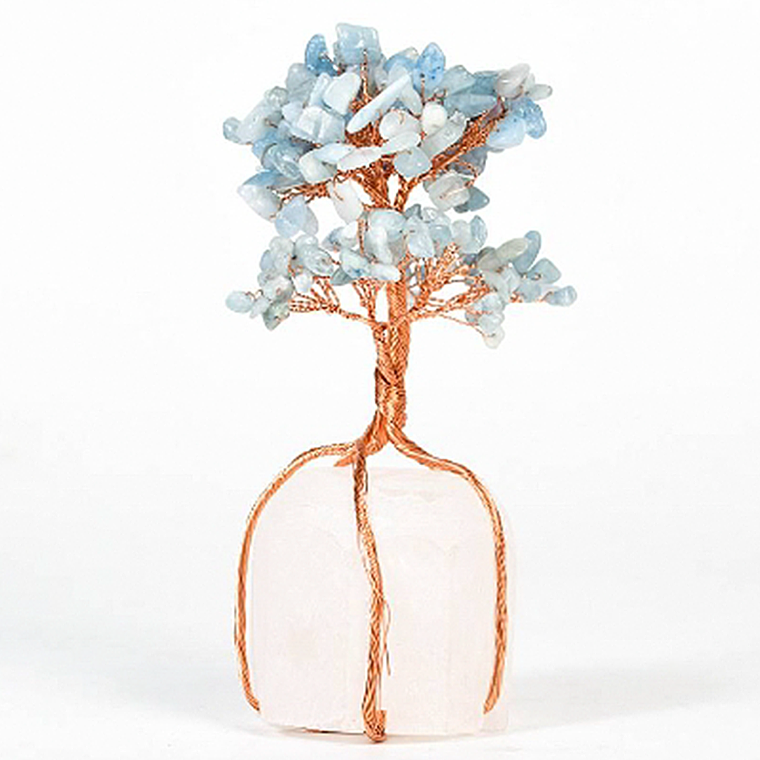 White crystal base crystal tree