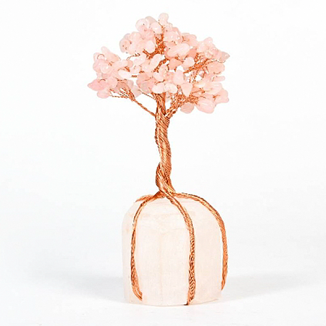 White crystal base crystal tree