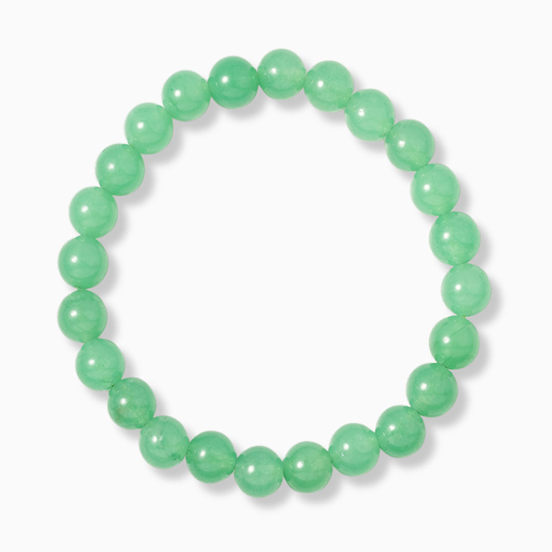 Green Aventurine Gemstone Stretch Bracelet