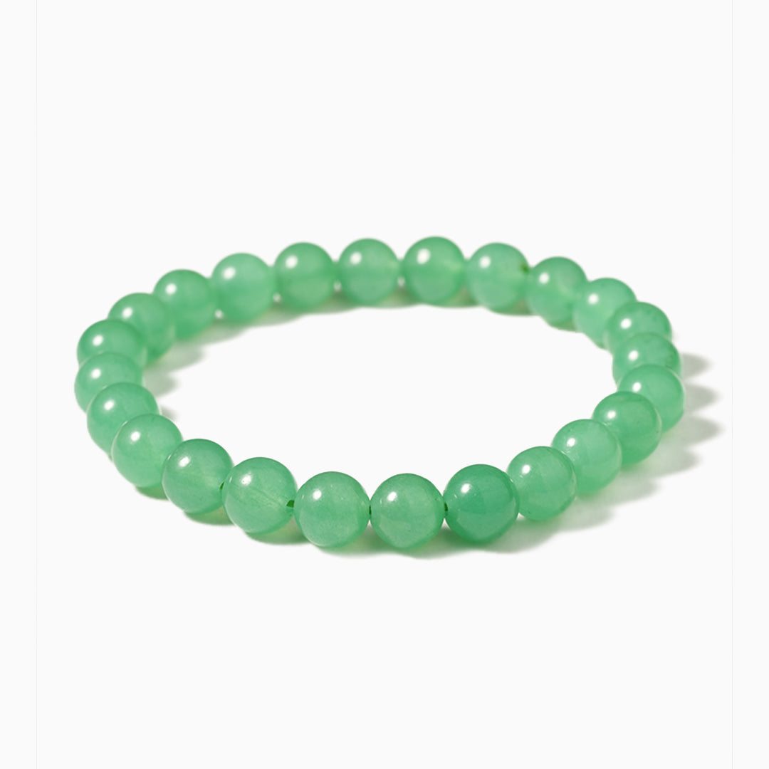 Green Aventurine Gemstone Stretch Bracelet