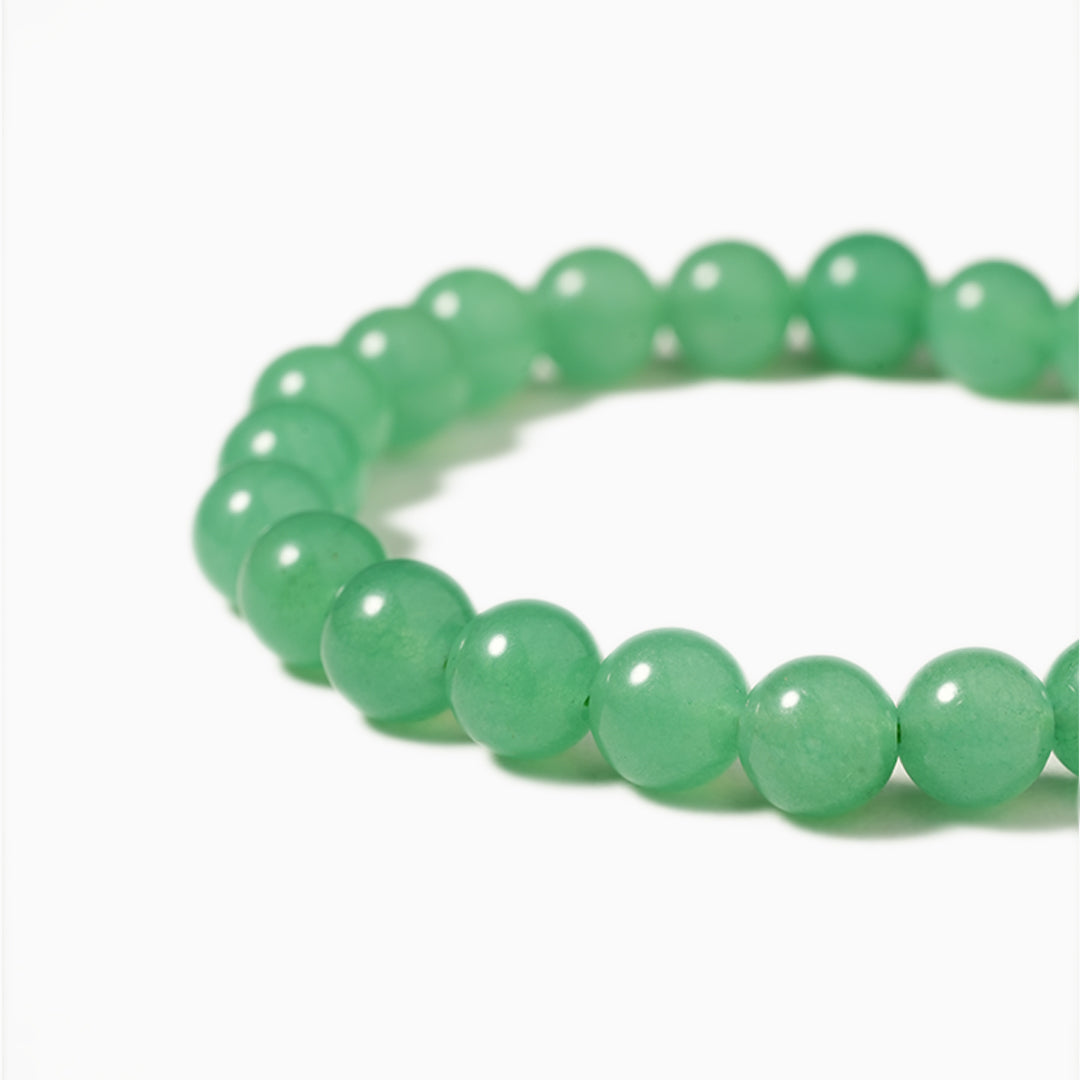 Green Aventurine Gemstone Stretch Bracelet