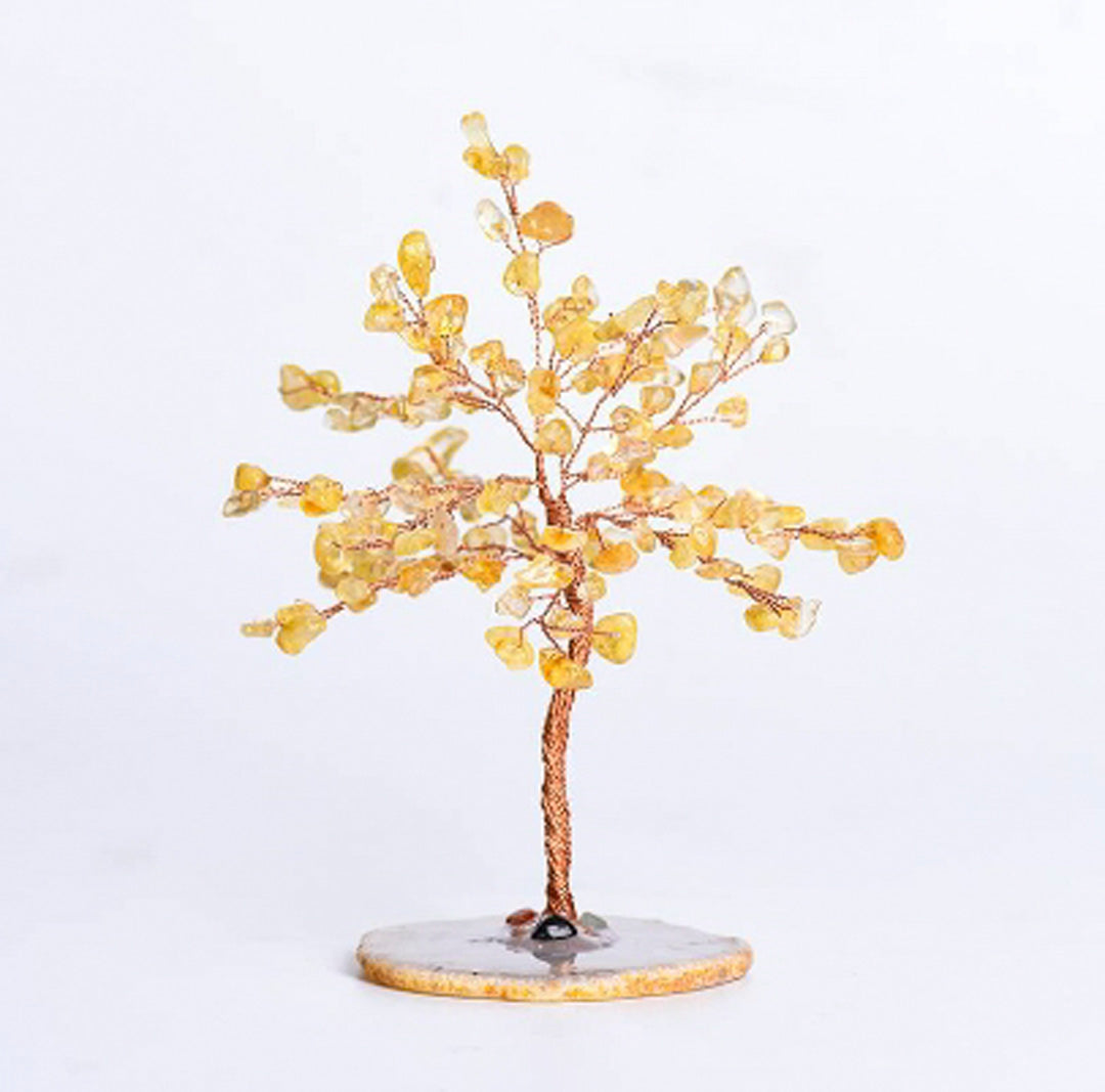 Agate base crystal tree natural crystal tree ornaments