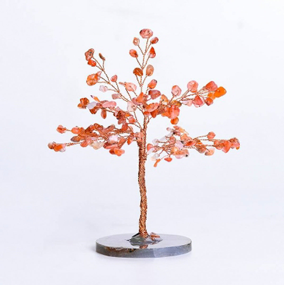 Agate base crystal tree natural crystal tree ornaments
