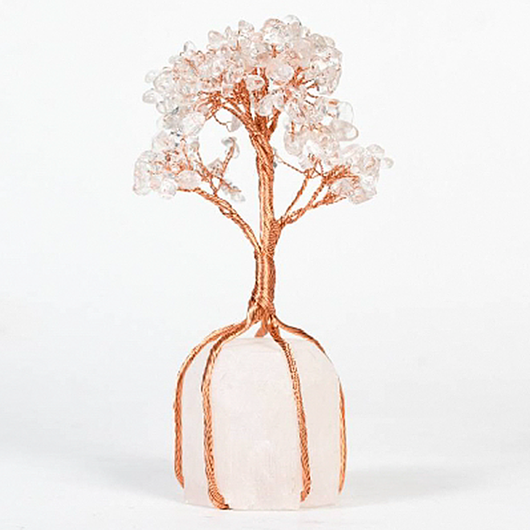 White crystal base crystal tree