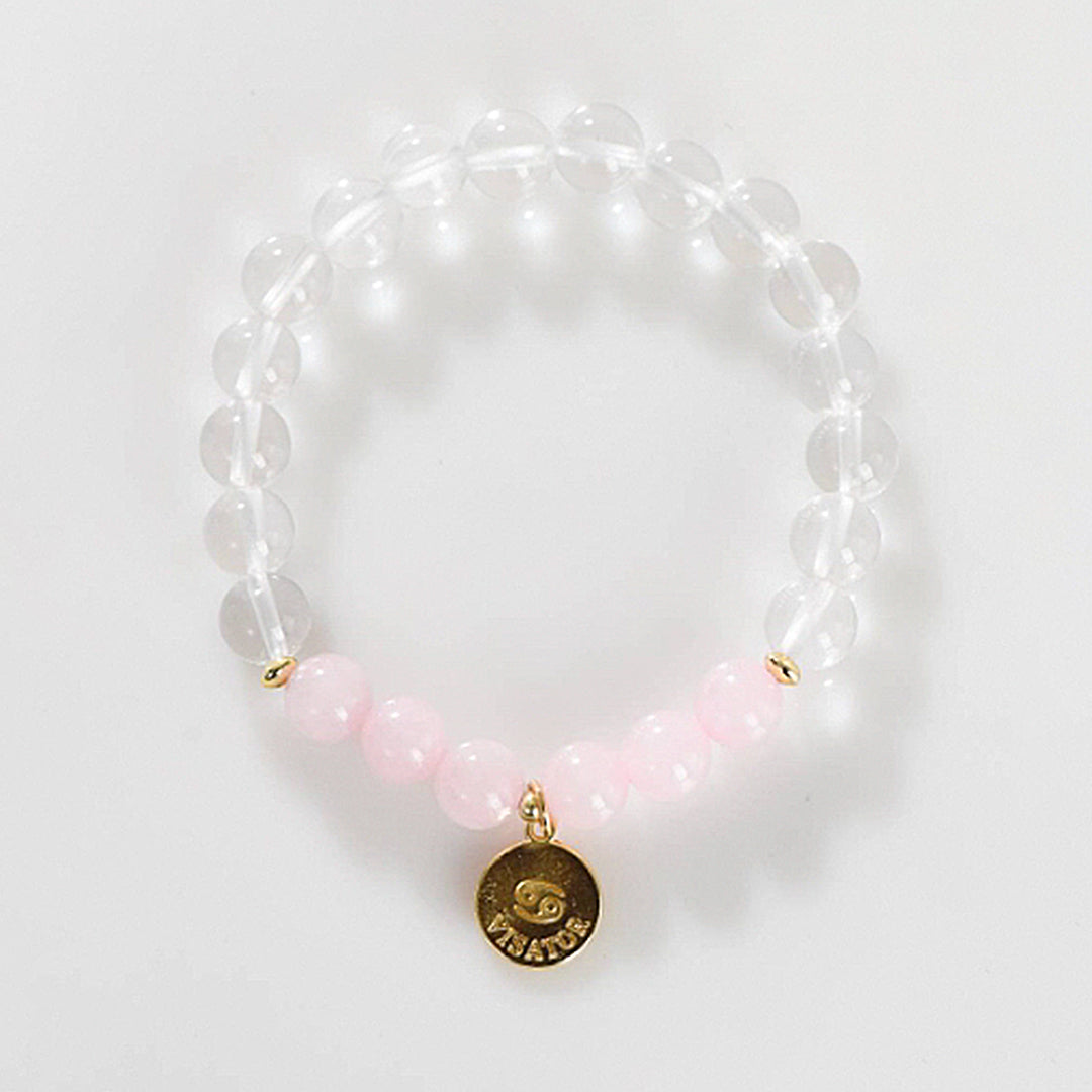 White Crystal Zodiac Bracelet