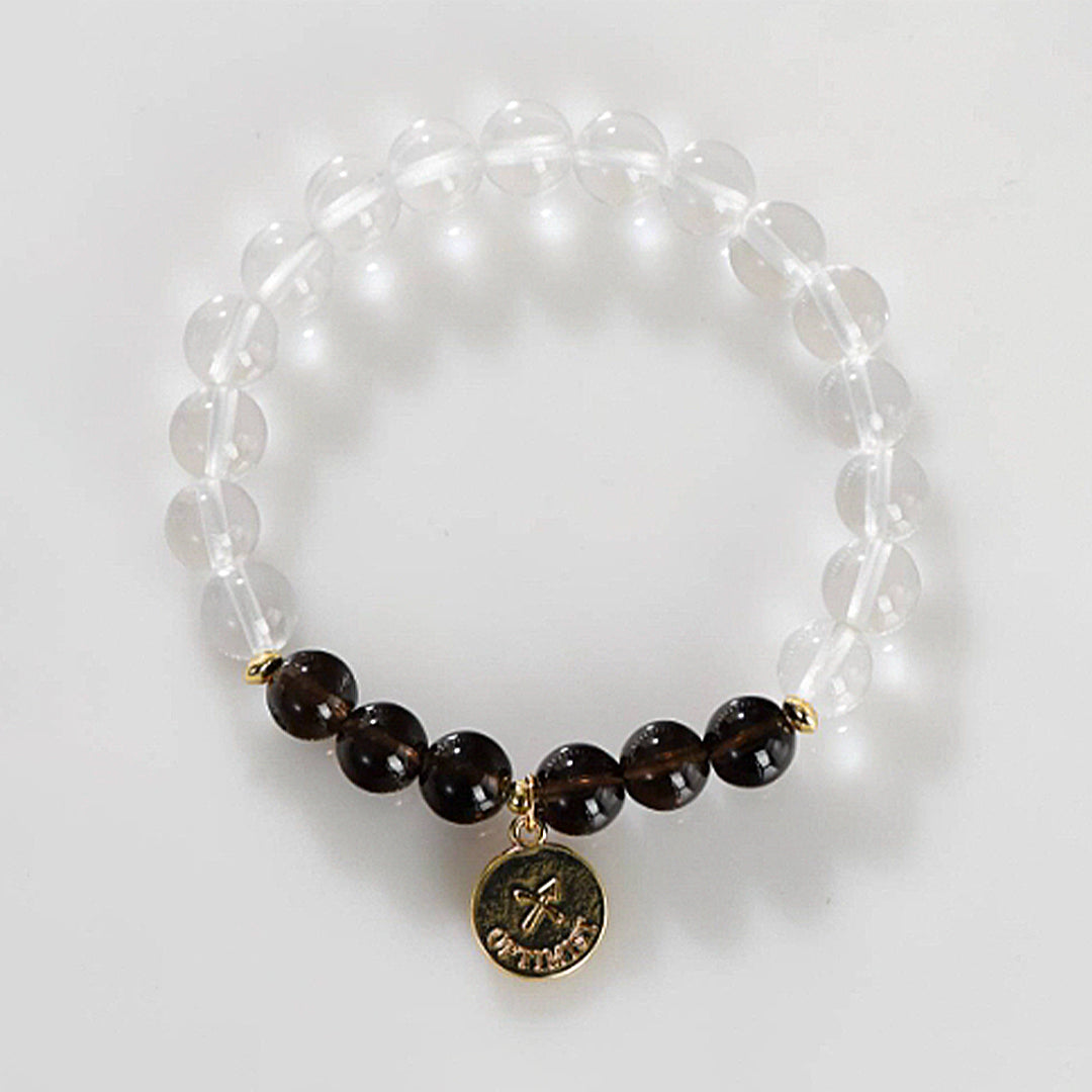 White Crystal Zodiac Bracelet