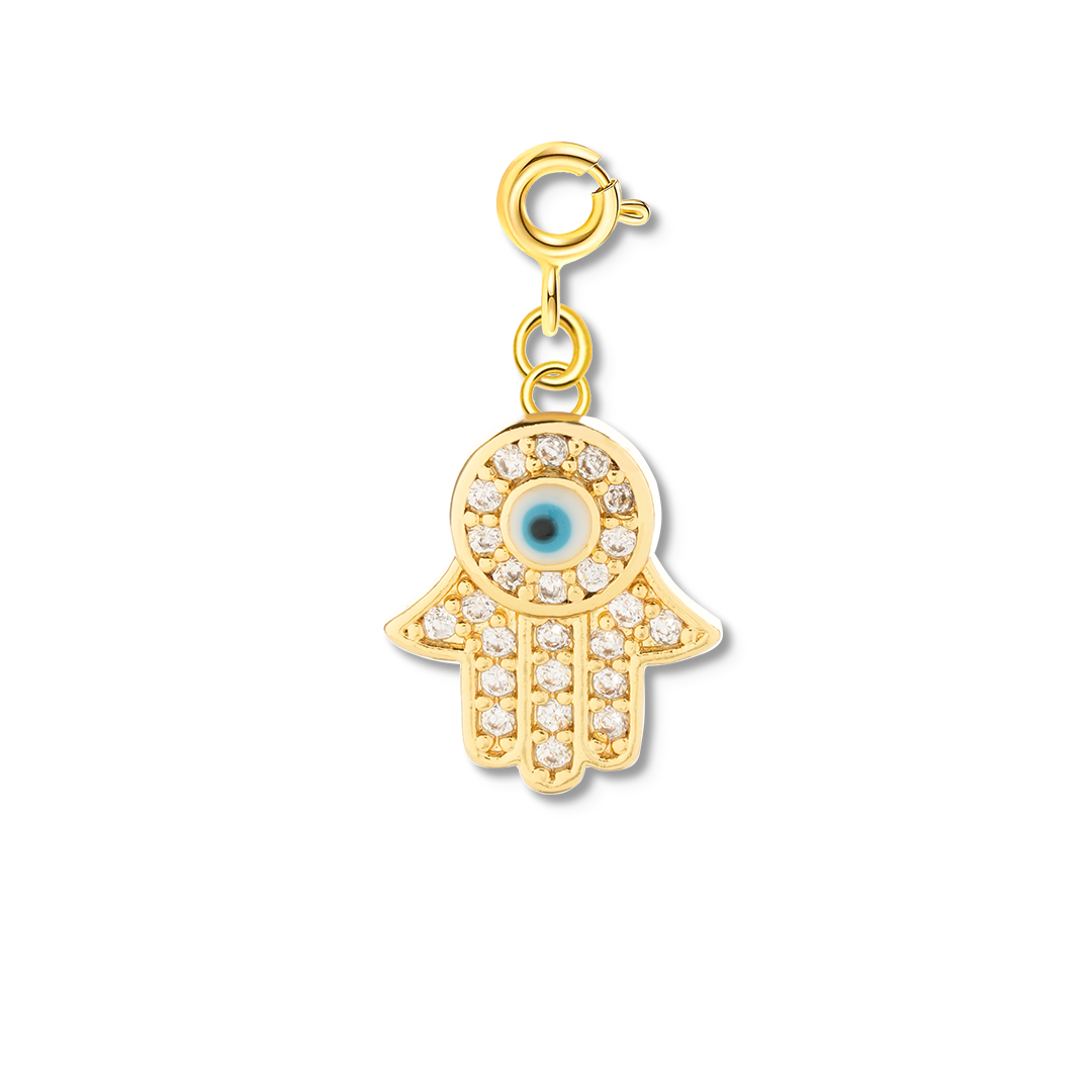 Blue Vision Hand Amulet