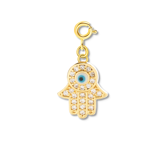 Blue Vision Hand Amulet