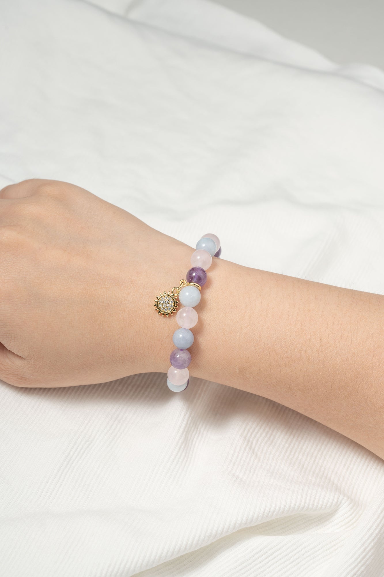 Tricolor gemstones and the sun