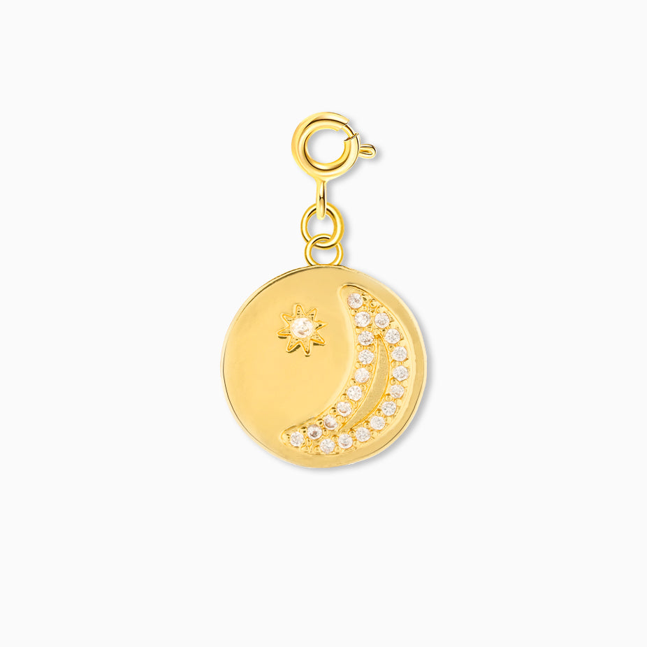Solar Eclipse Moon Charm