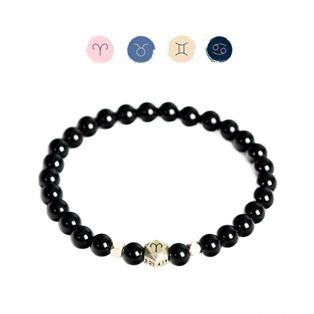 The Obsidian Zodiac Bracelet