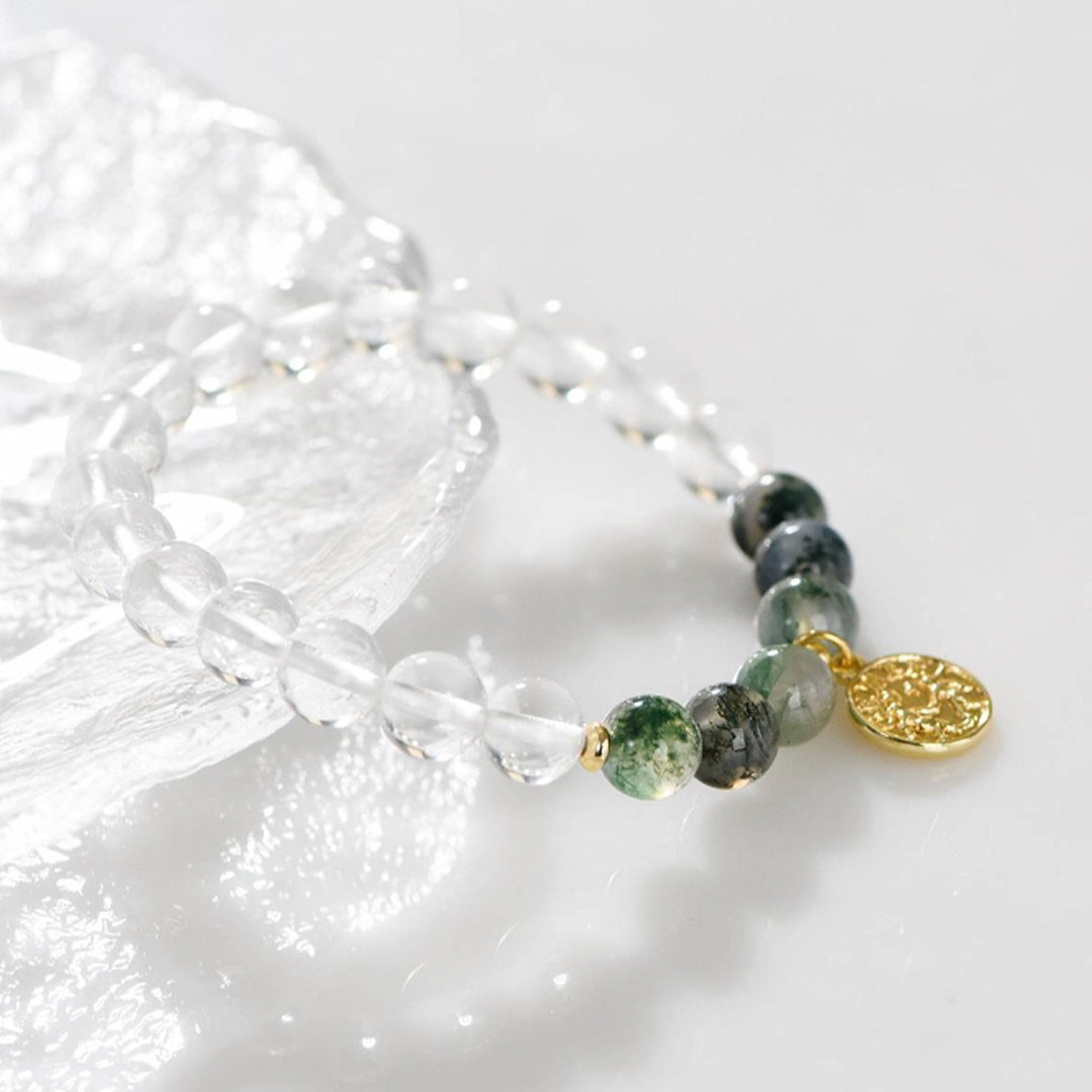 White Crystal Zodiac Bracelet