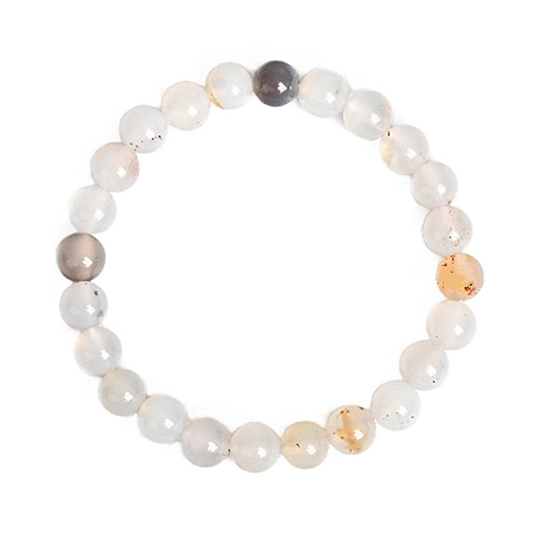 White Agate Bracelet