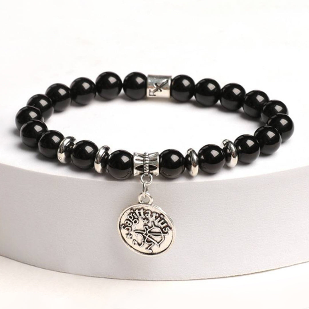 Obsidian Zodiac Bracelet