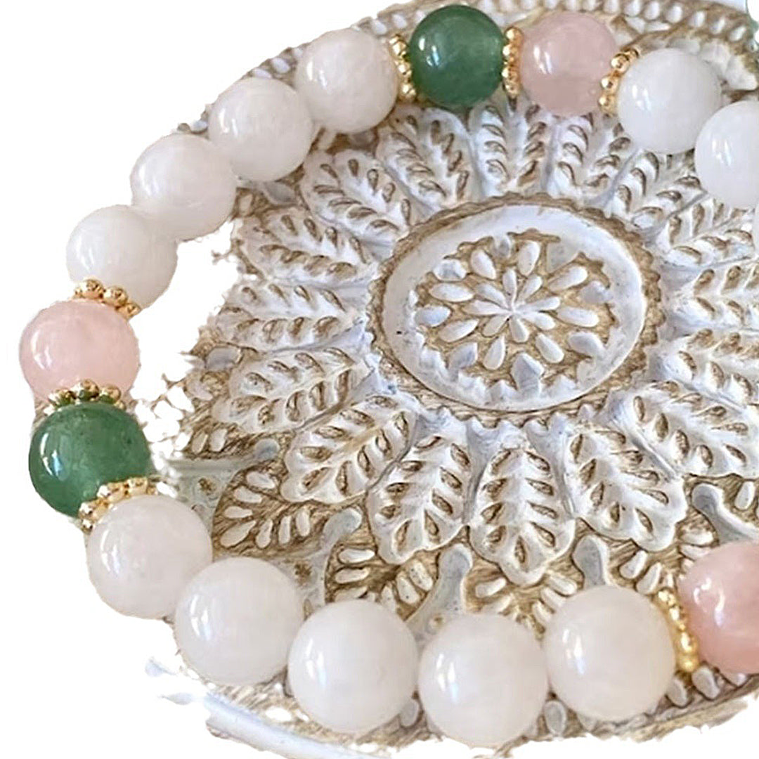 Handmade beaded natural stone bracelets