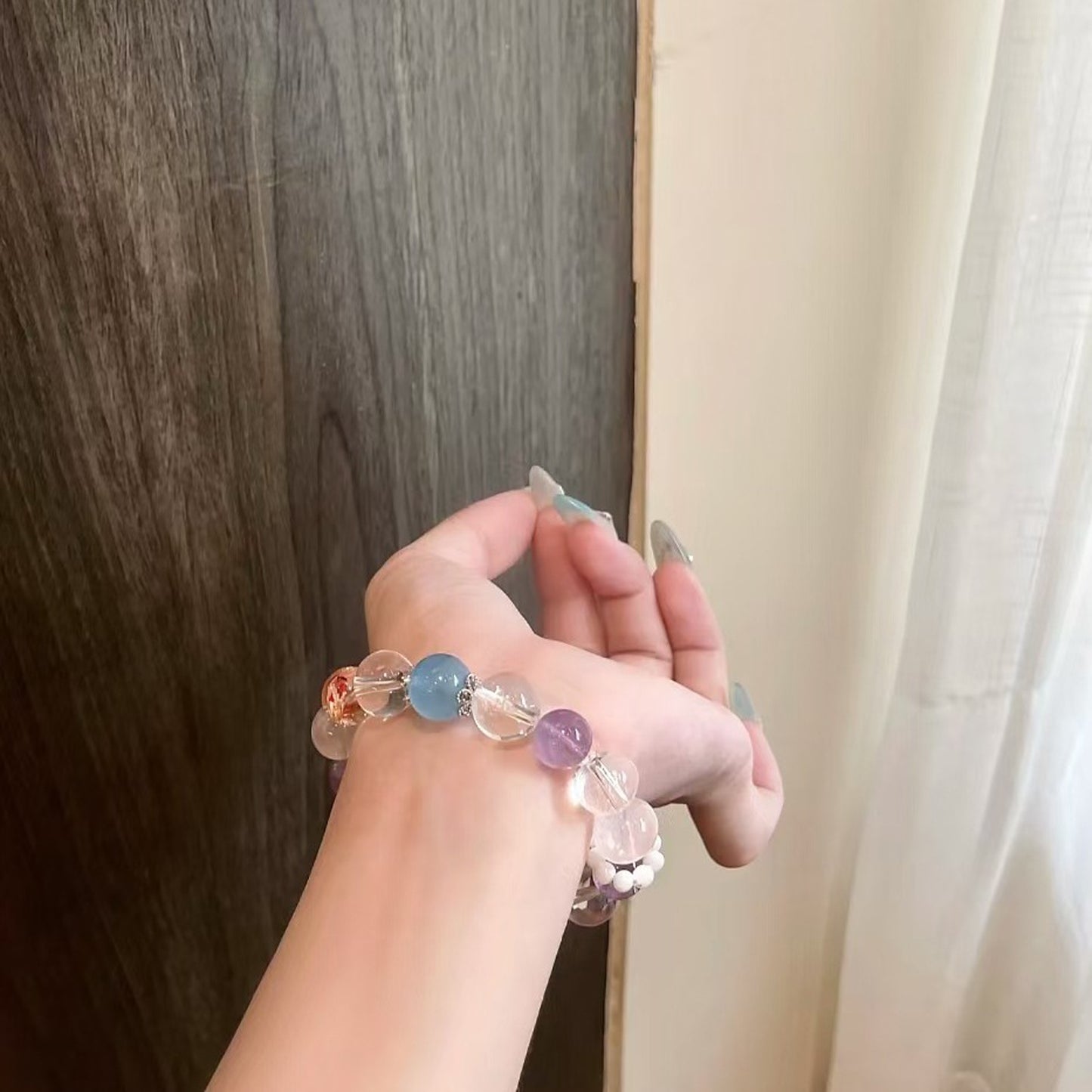 White Brilliant Stars Bracelet