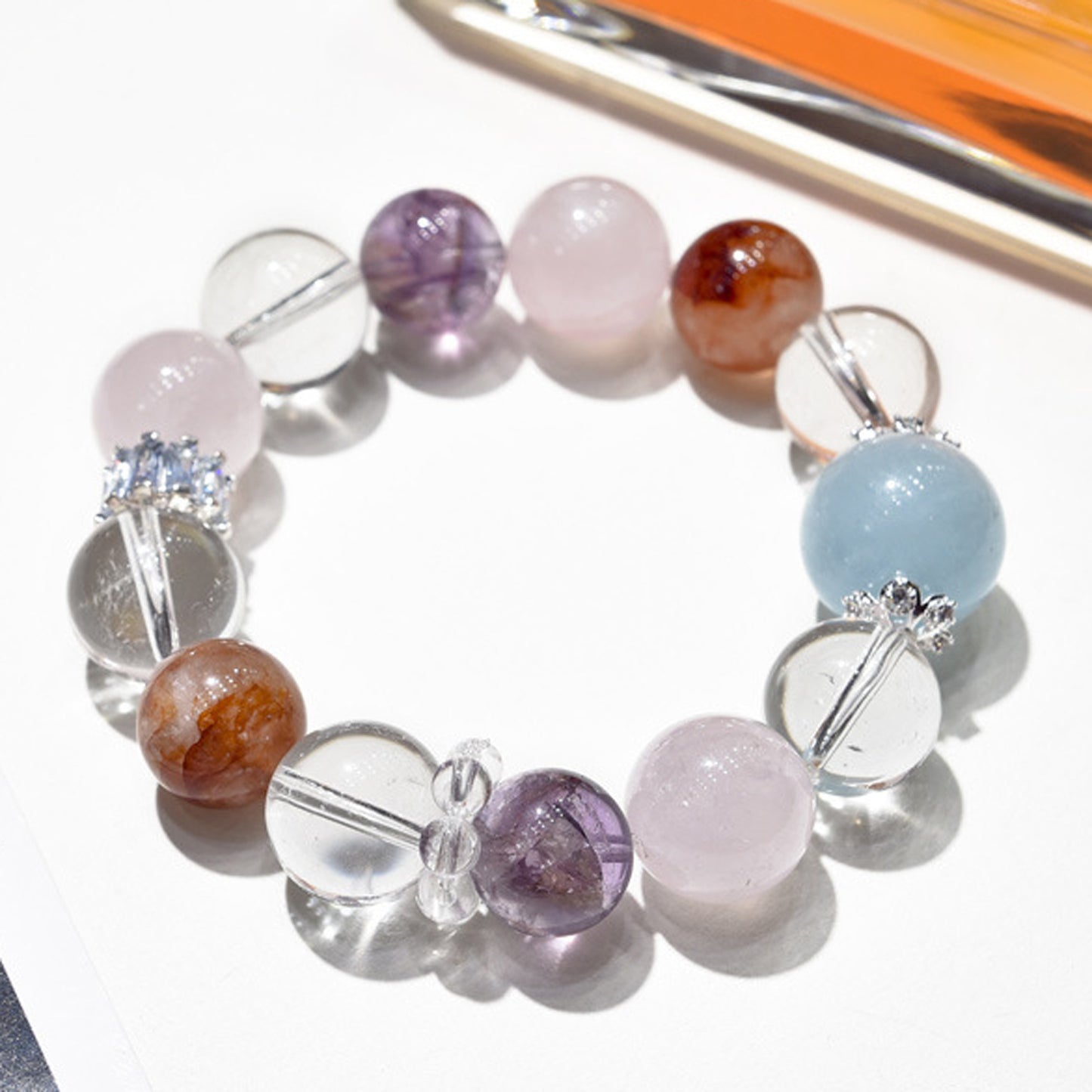 White Brilliant Stars Bracelet