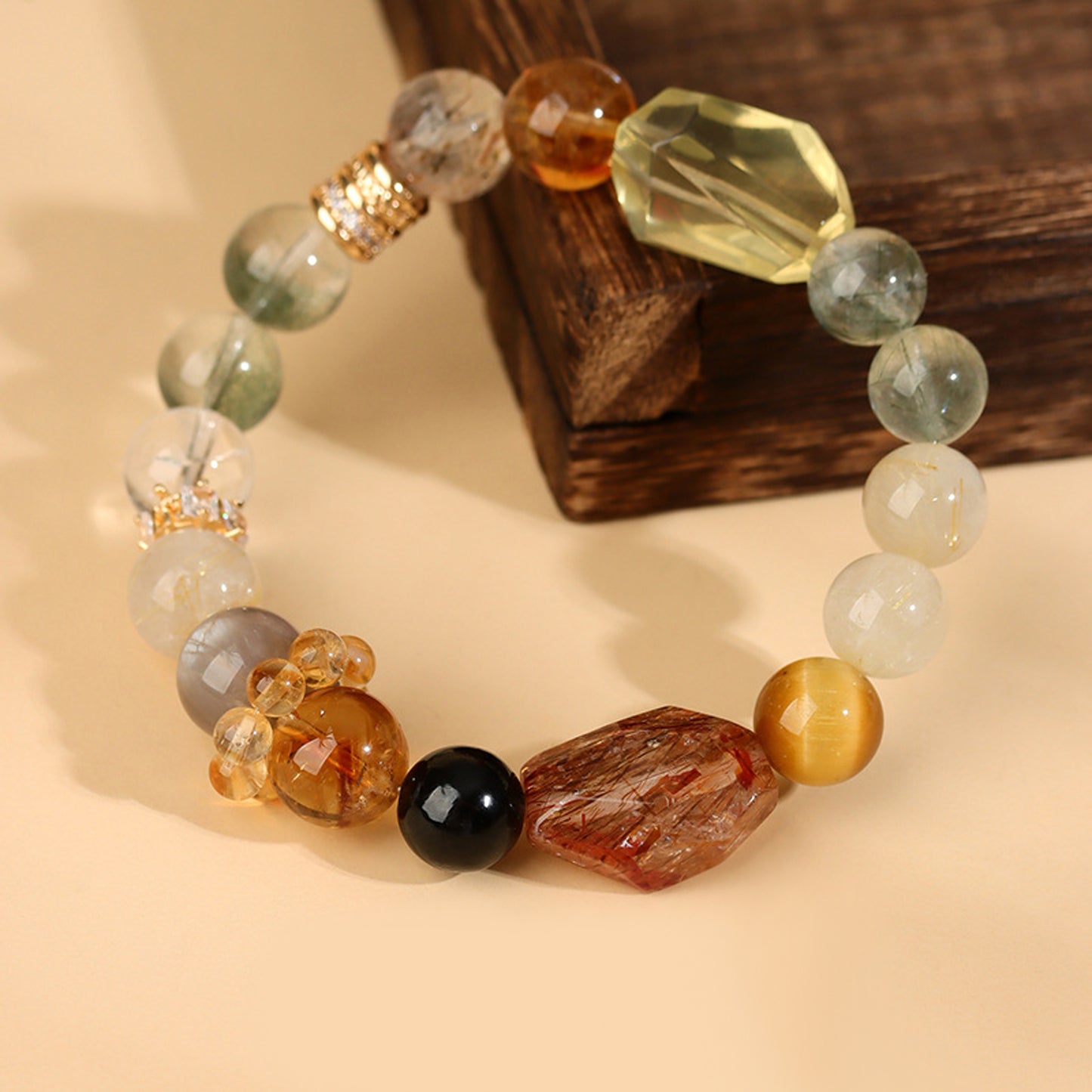 Multi-Color Crystal Stone Bracelet