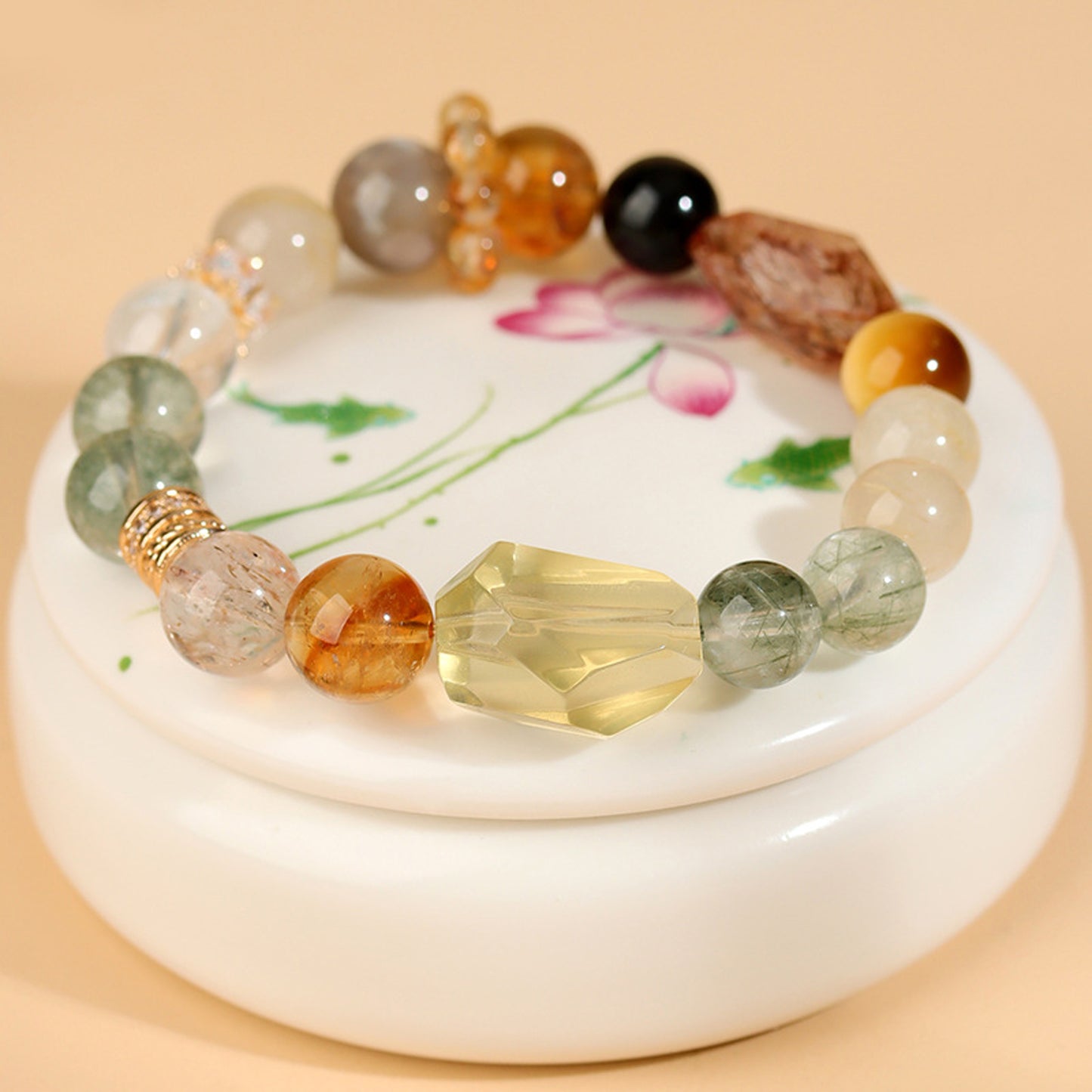 Multi-Color Crystal Stone Bracelet