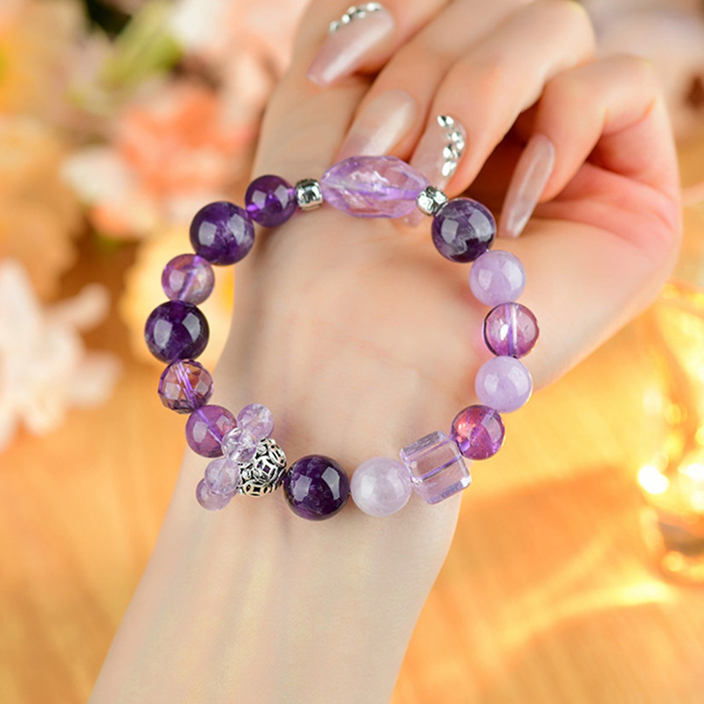 Dreamy Purple Charm Luxury Bracelet