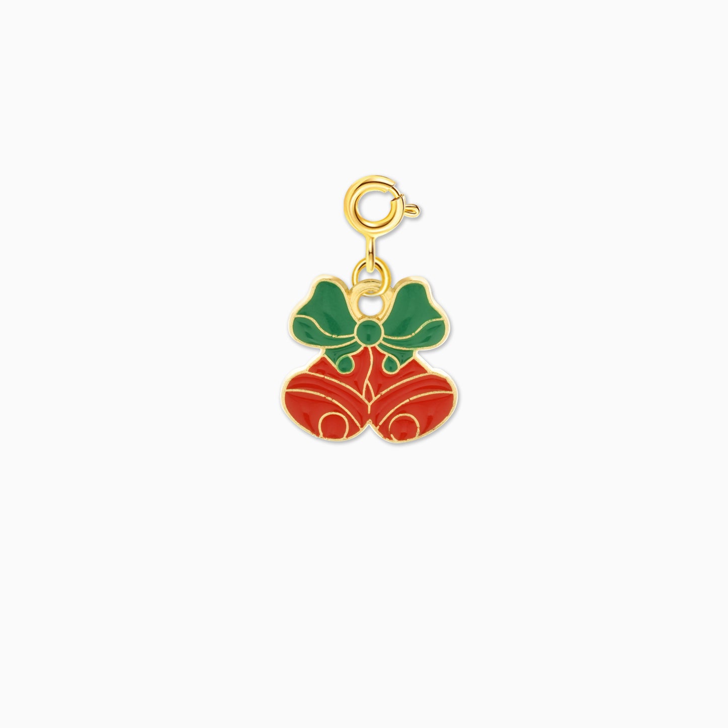 Christmas Enamel Zinc Alloy DIY Charms