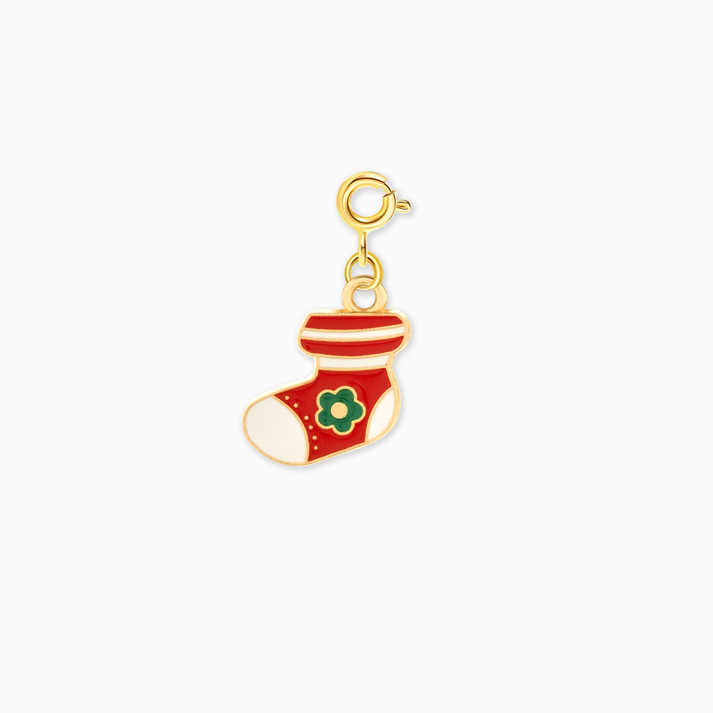 Christmas Enamel Zinc Alloy DIY Charms