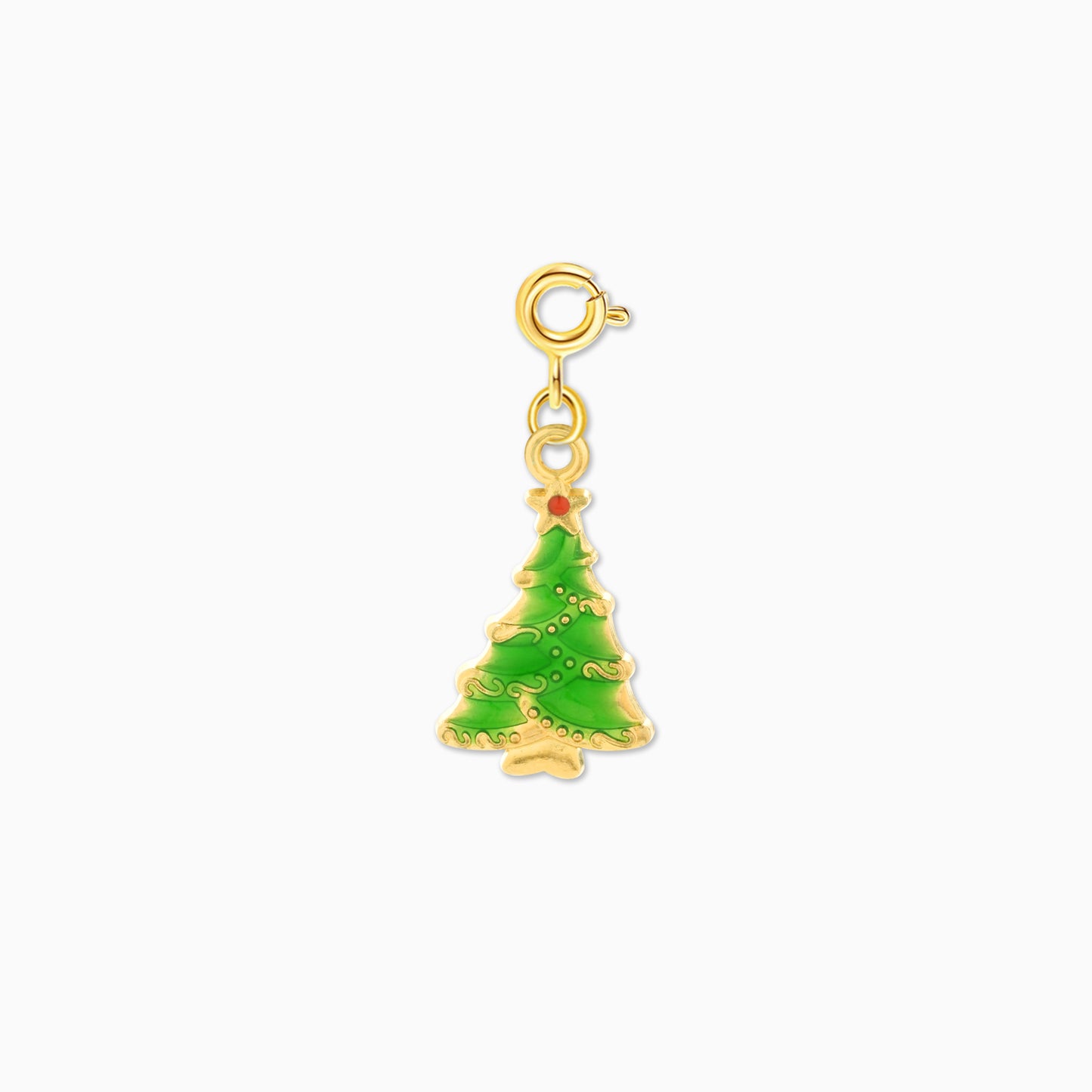 Christmas Enamel Zinc Alloy DIY Charms