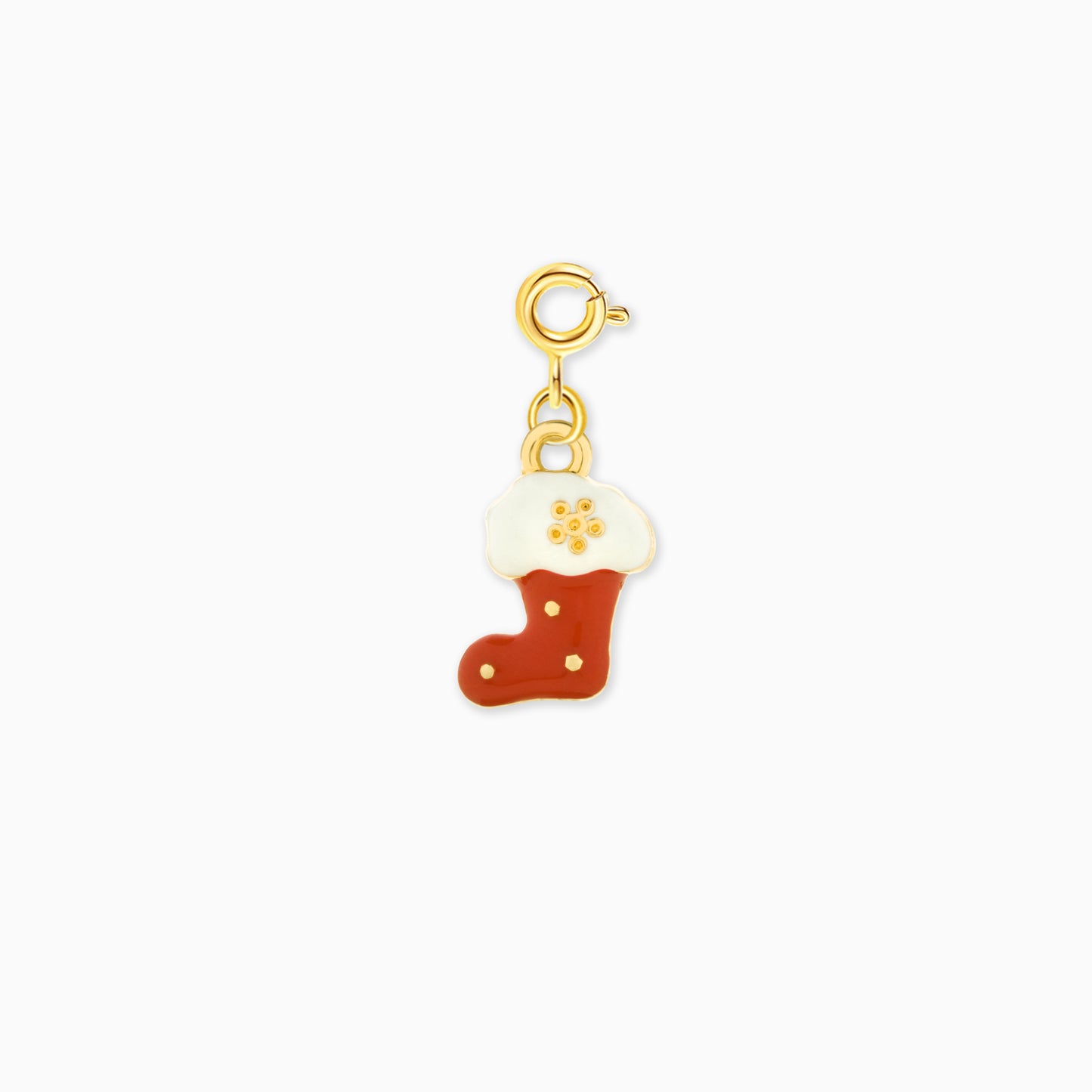 Christmas Enamel Zinc Alloy DIY Charms