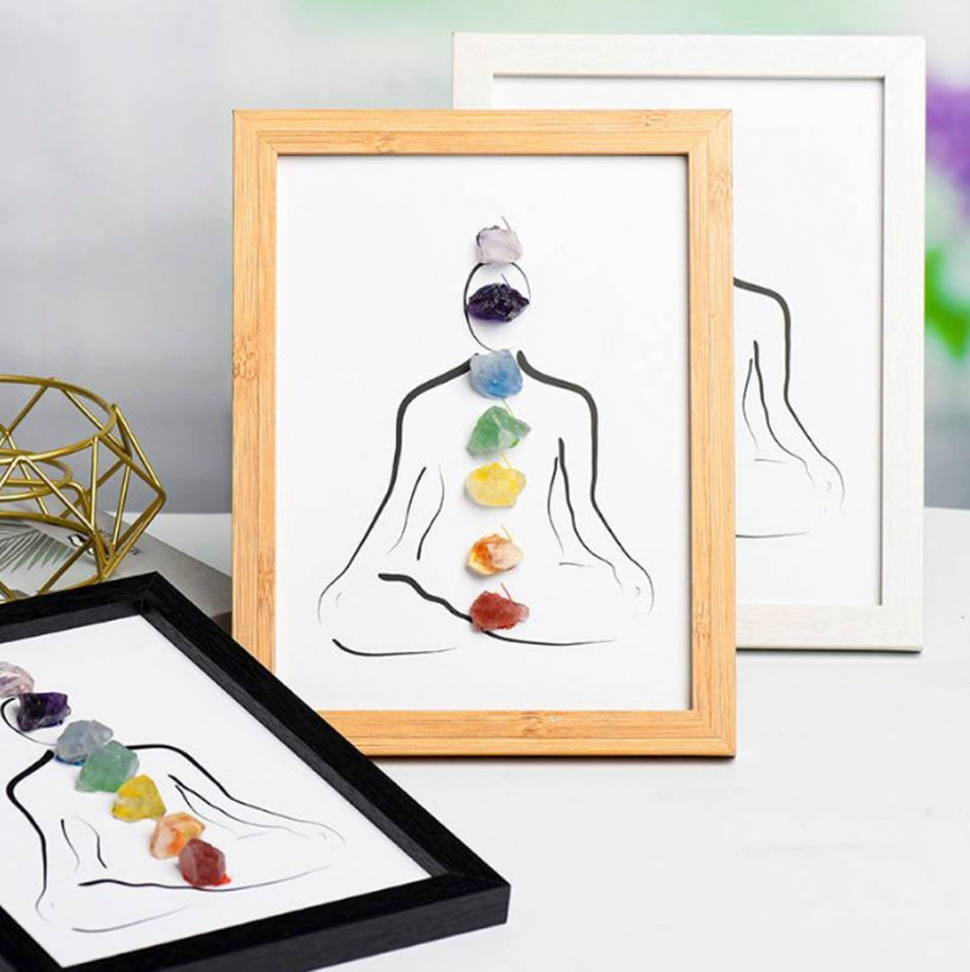 Frame Of The Classic Original Stone Seven Chakras