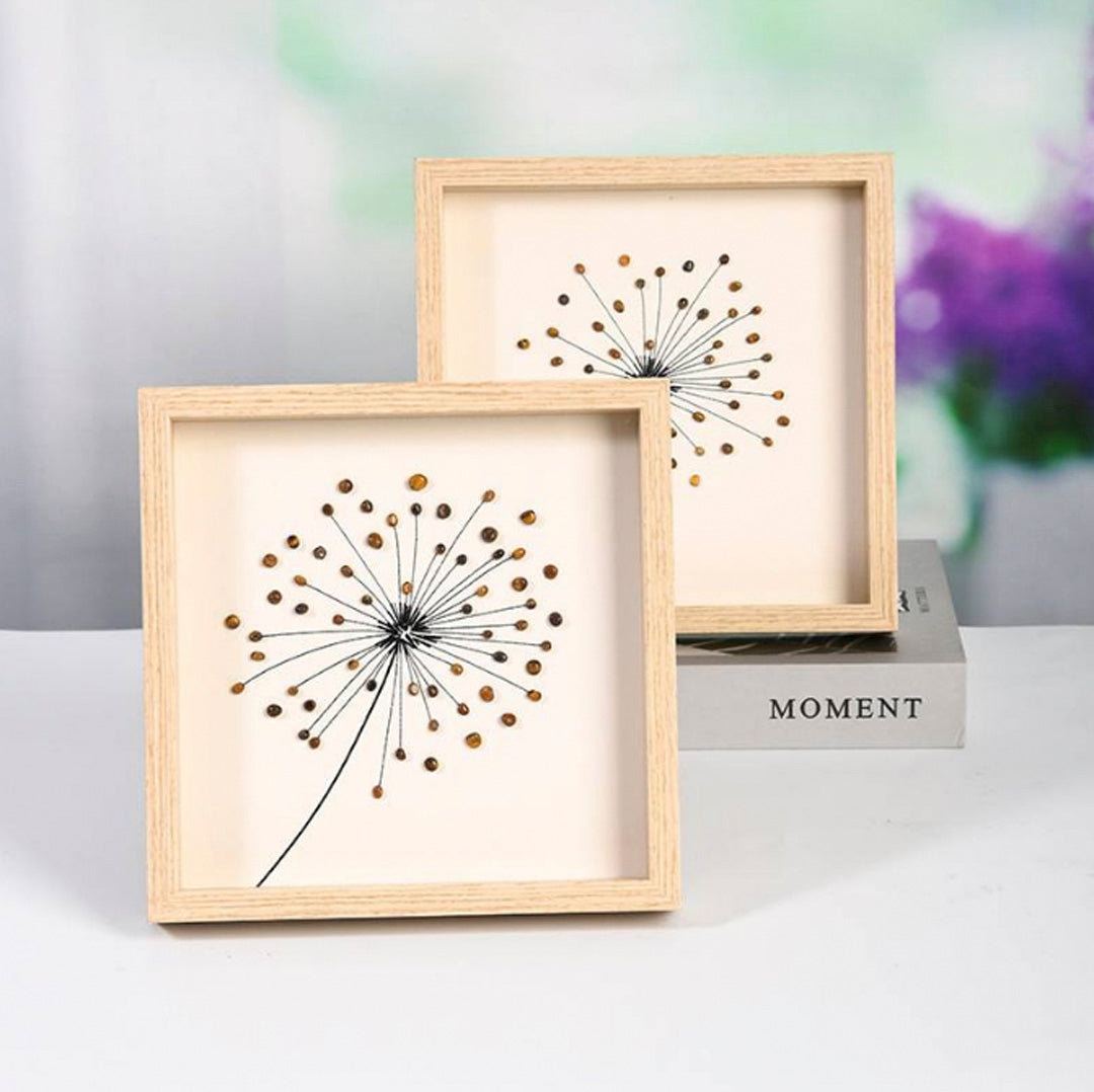 Dandelion Crystal Gravel Photo Frame