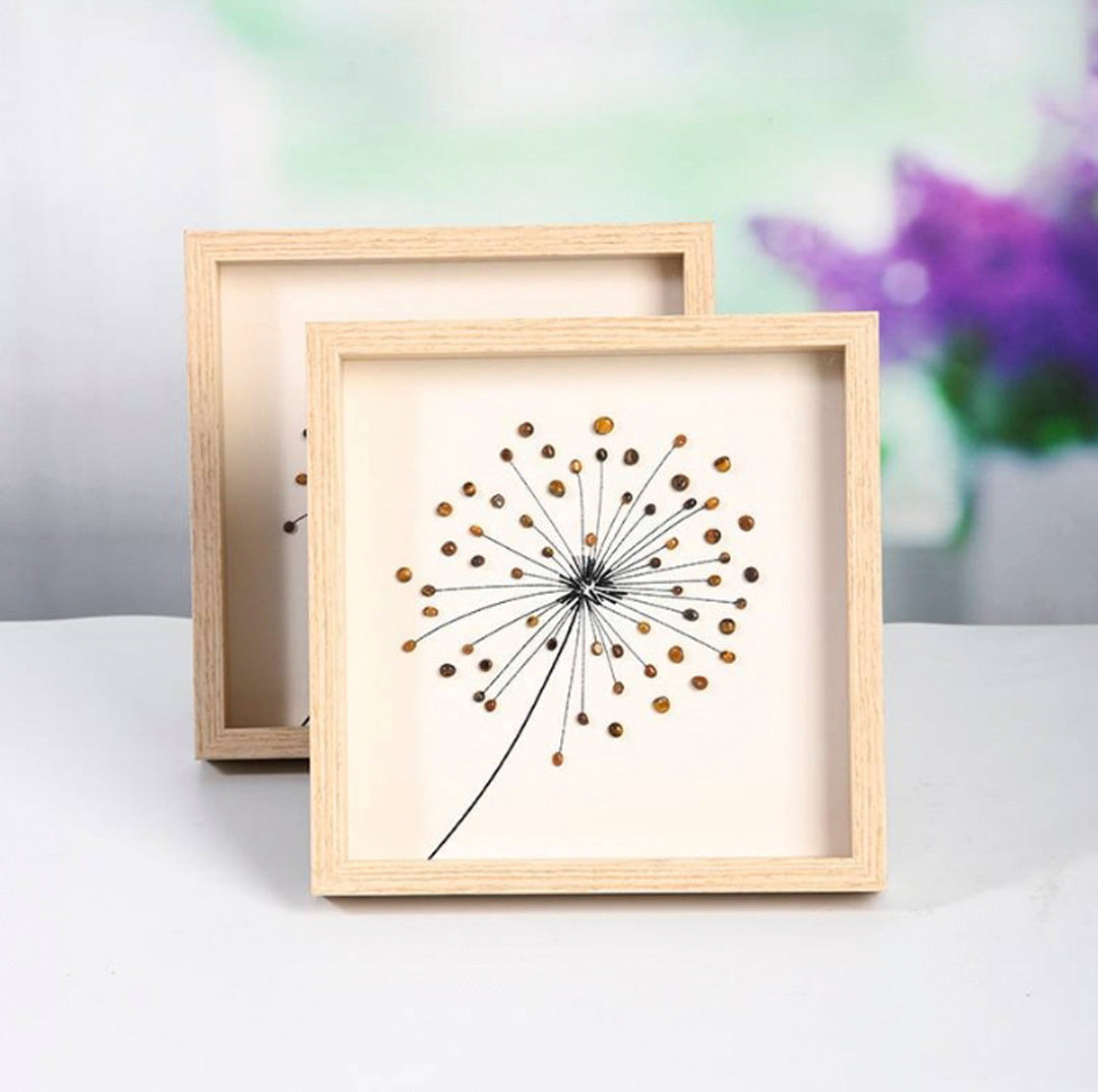 Dandelion Crystal Gravel Photo Frame