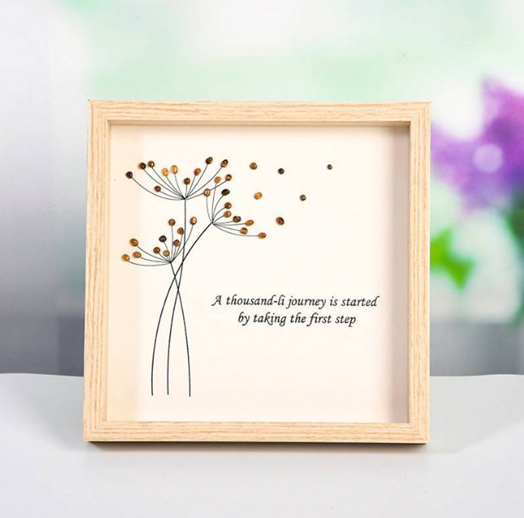 Dandelion Crystal Stone Photo Frame
