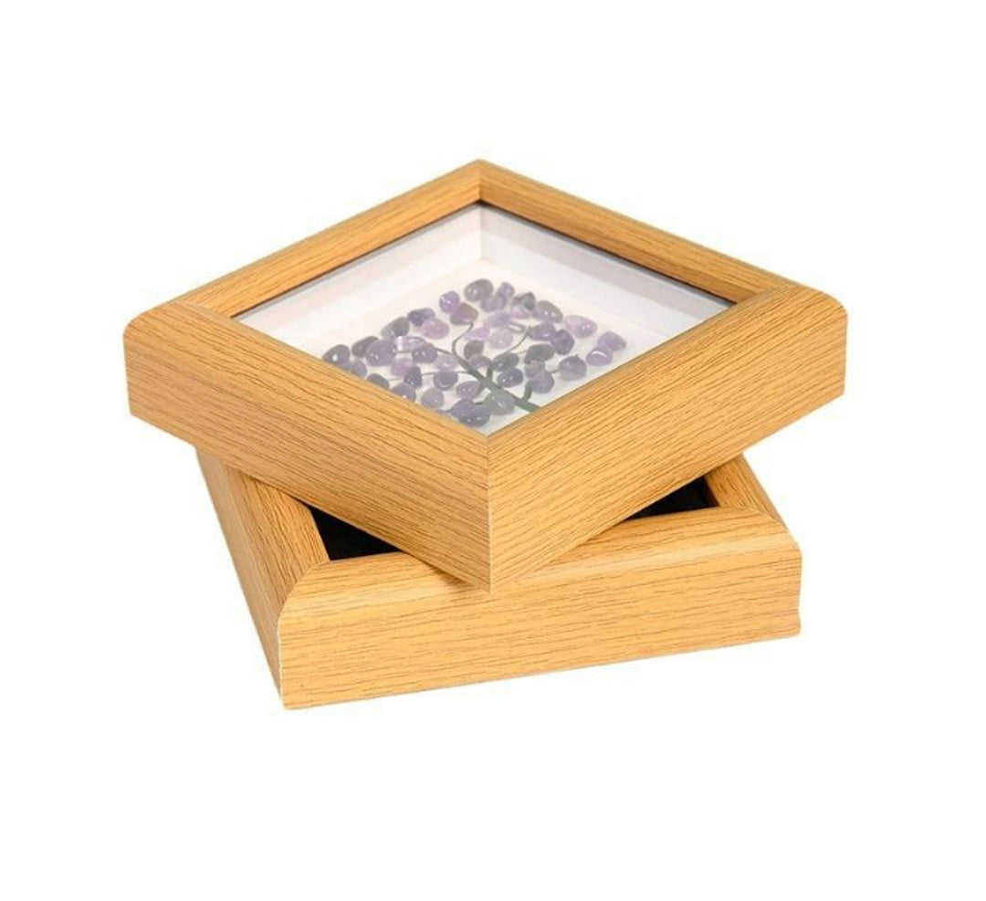 Block Tree Rough Stone Crystal Photo Frame