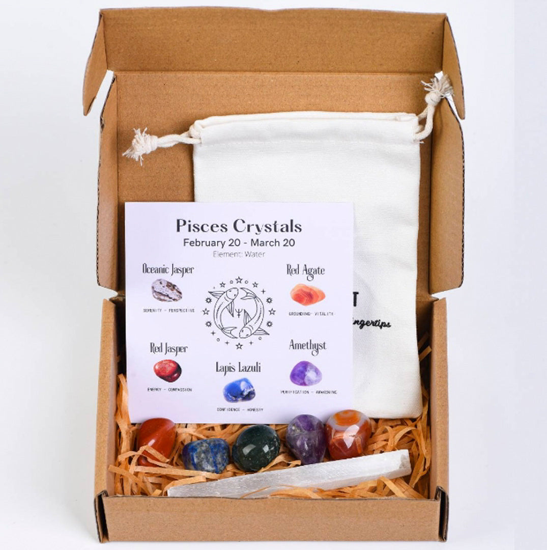 Zodiac Healing Stone Set