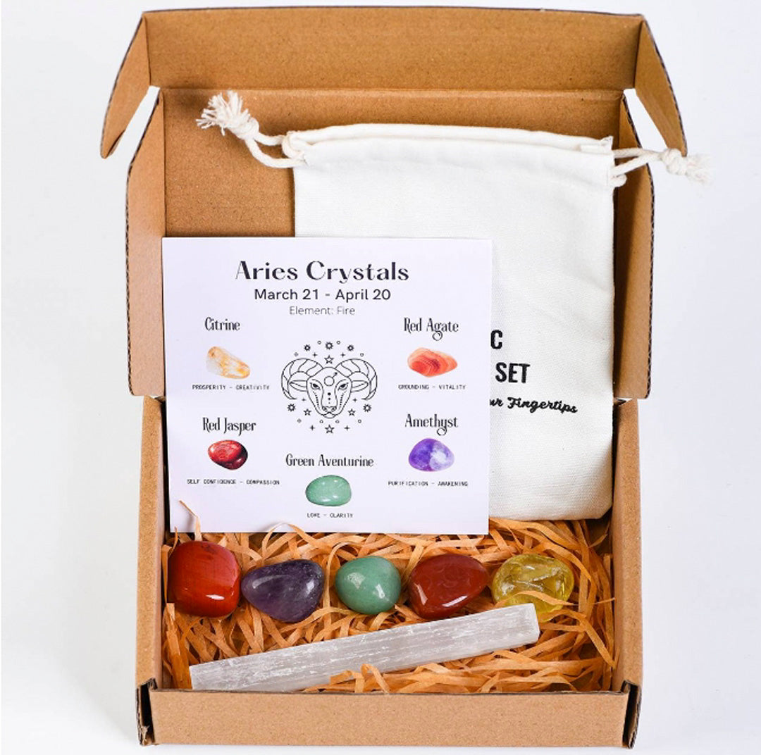 Zodiac Healing Stone Set