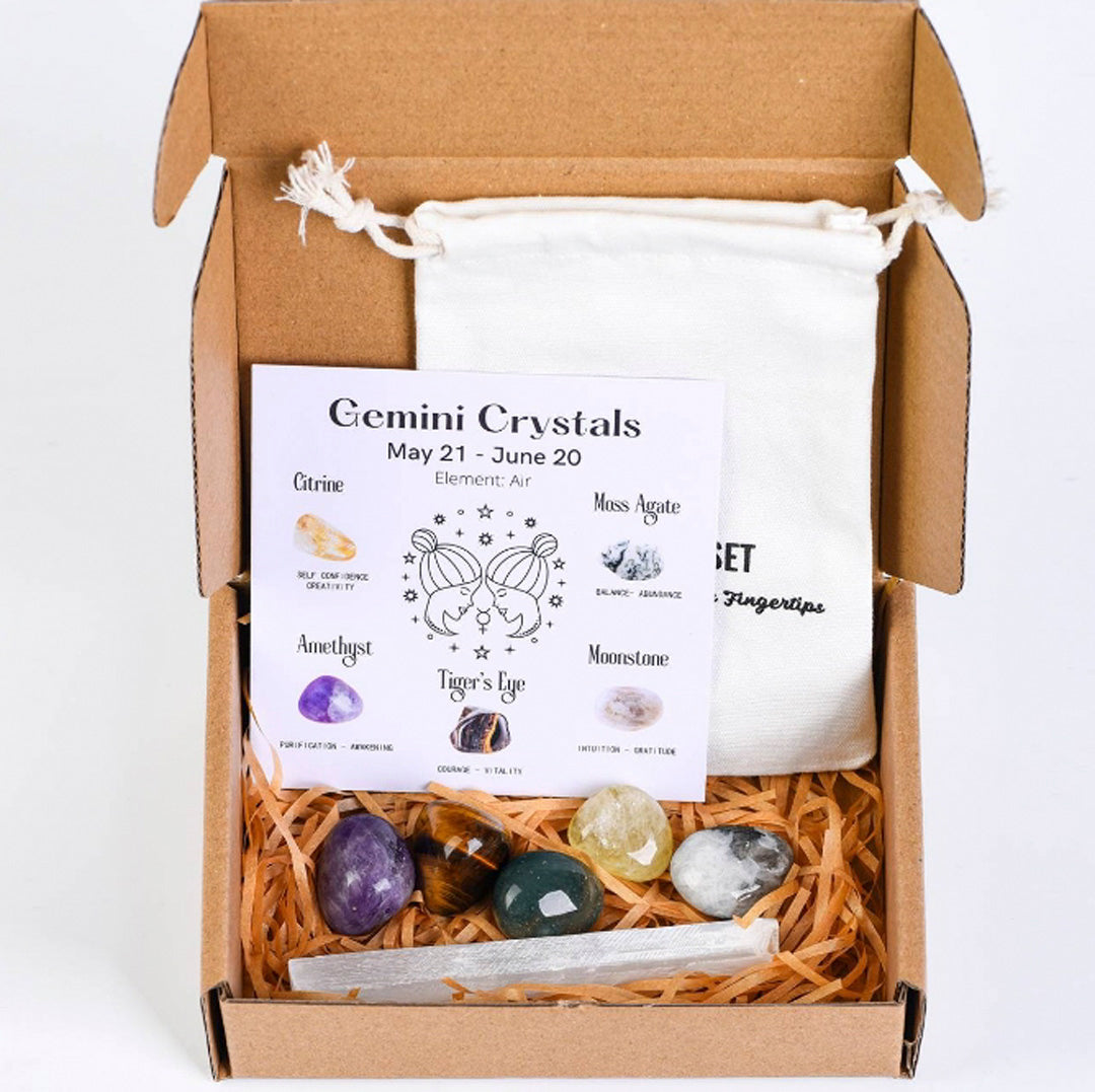 Zodiac Healing Stone Set