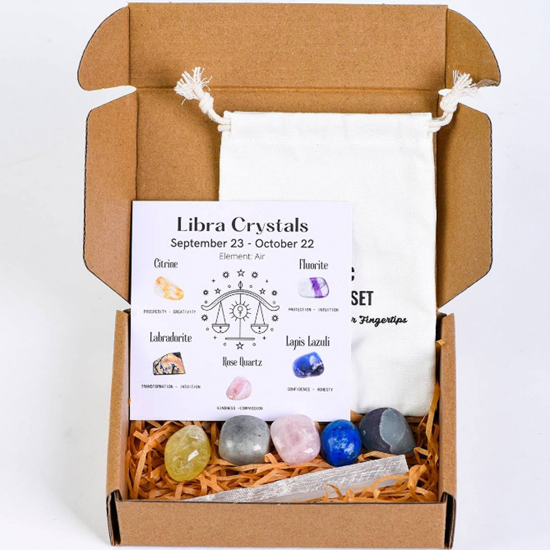 Zodiac Healing Stone Set
