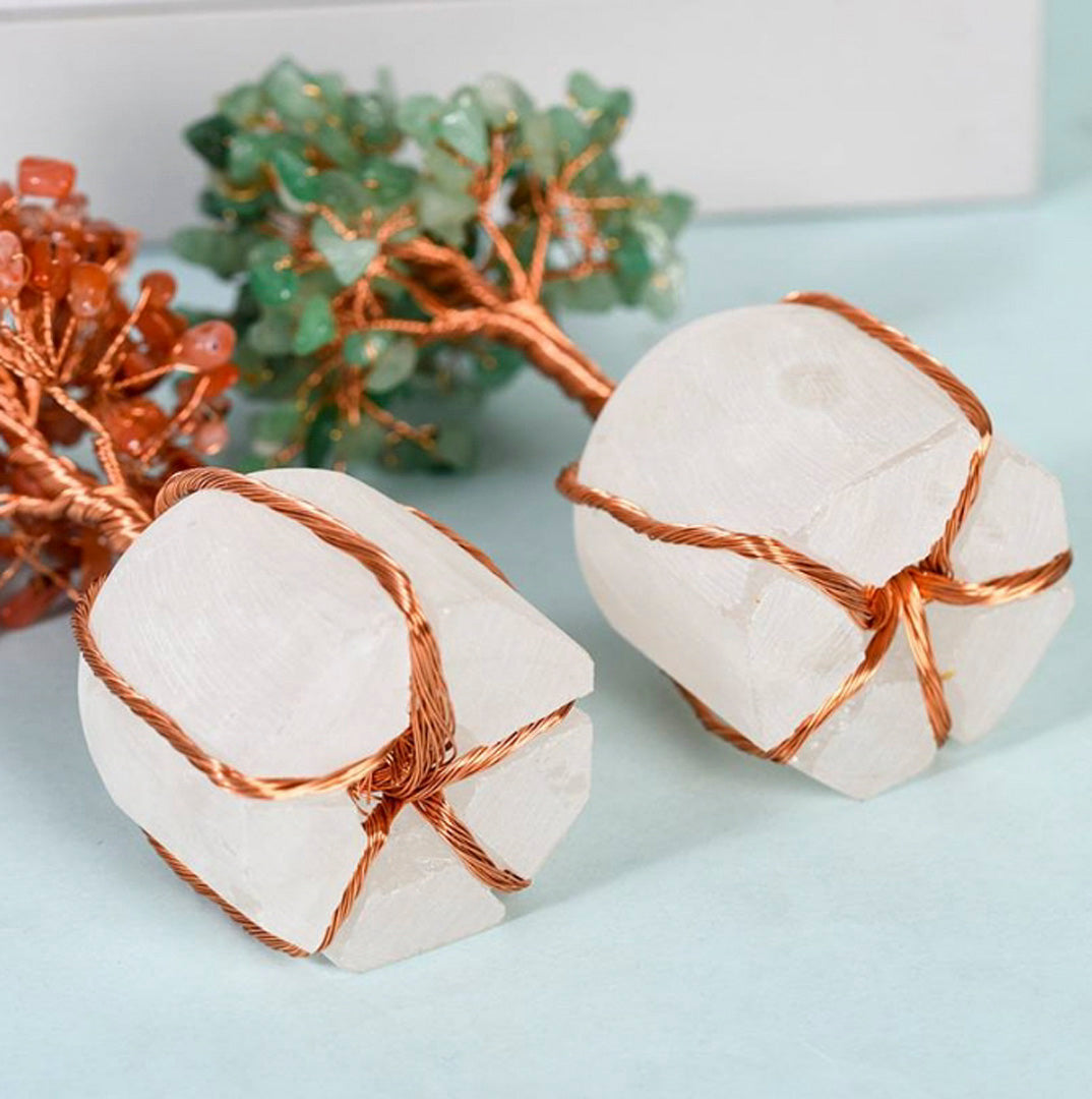 White crystal base crystal tree