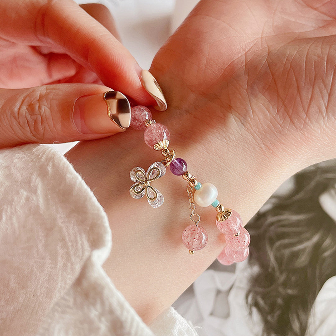 Strawberry Crystal Bracelet