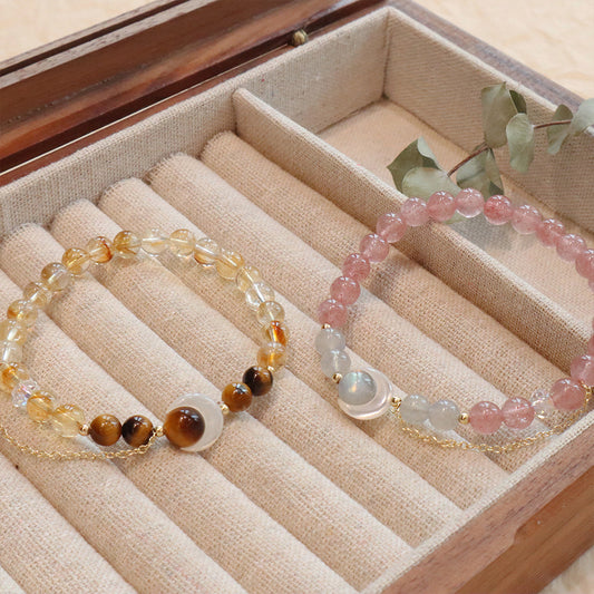 Natural crystal bracelet