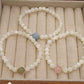 Natural white mother-of-pearl bracelet