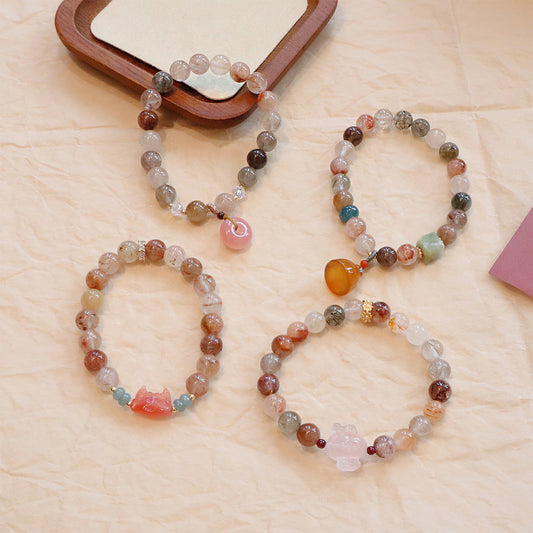 Natural crystal bracelet