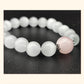 Natural pink crystal bracelet