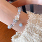 Crystal Fresh Flower Bracelet