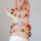 Natural red crystal bracelet