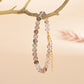 Natural black gold super seven crystal bracelet
