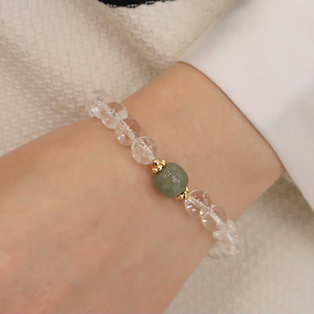 Natural agate bracelet
